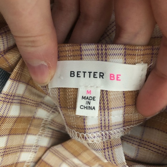 High waisted pleated plaid skirt - Picture 6 of 6